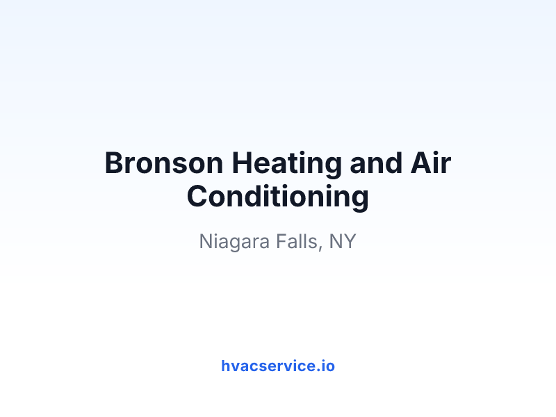 Bronson Heating and Air Conditioning