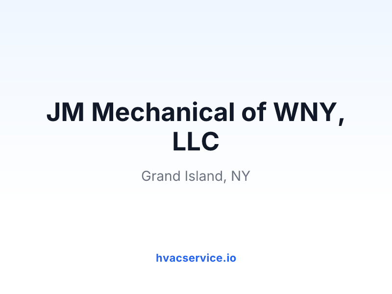 JM Mechanical of WNY, LLC