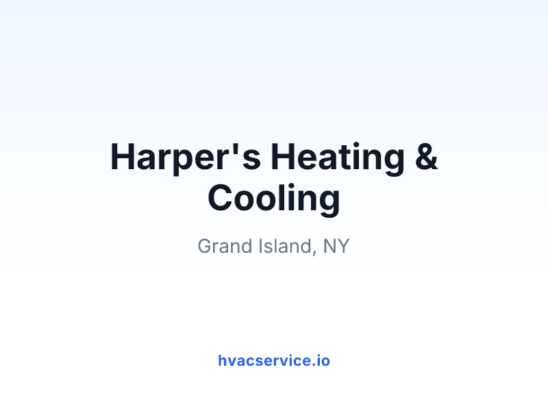 Harper's Heating & Cooling