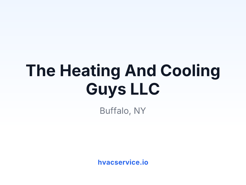 The Heating And Cooling Guys LLC