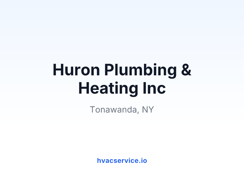 Huron Plumbing & Heating Inc