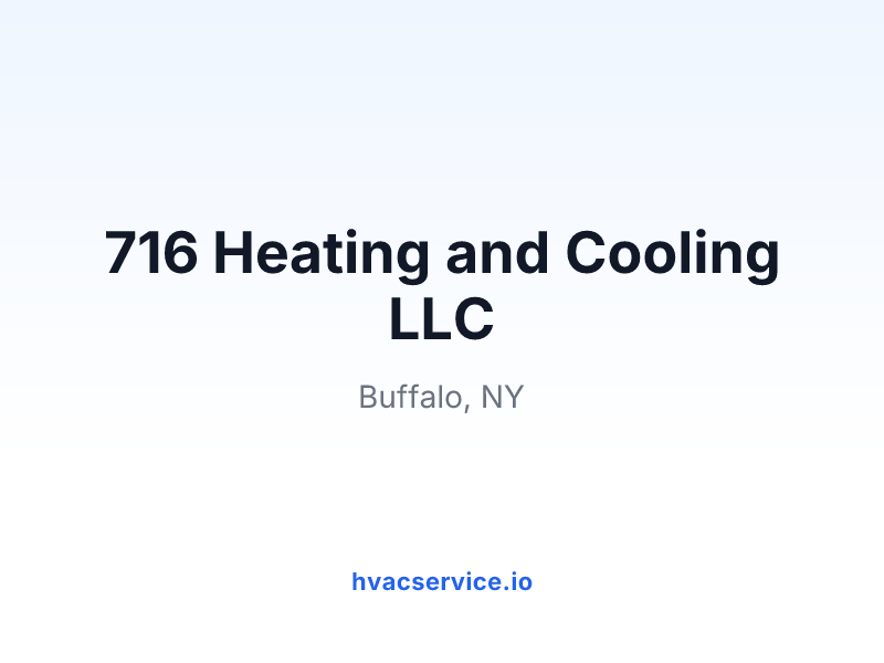 716 Heating and Cooling LLC
