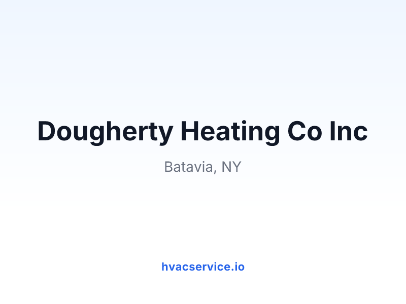 Dougherty Heating Co Inc