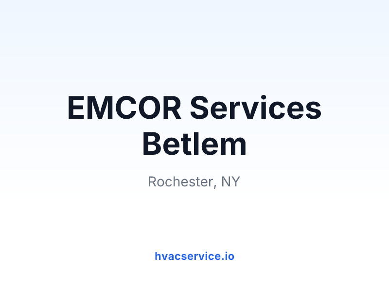EMCOR Services Betlem