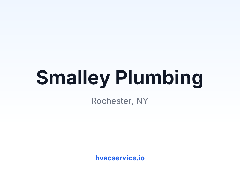 Smalley Plumbing