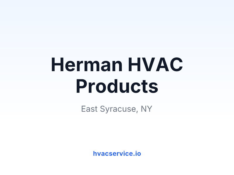 Herman HVAC Products