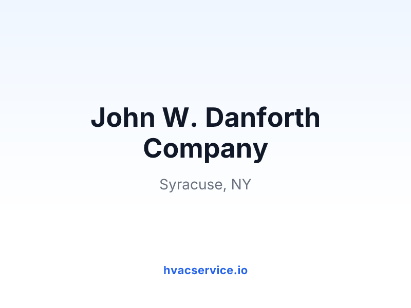 John W. Danforth Company