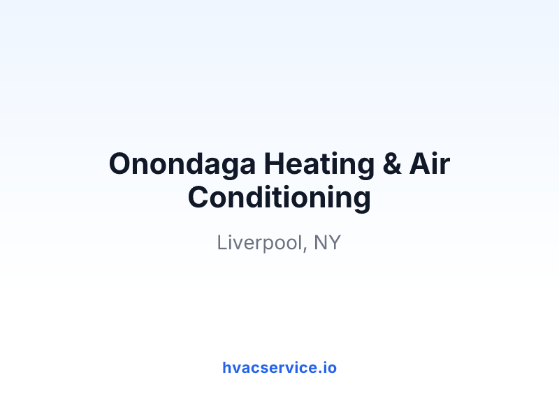 Onondaga Heating & Air Conditioning