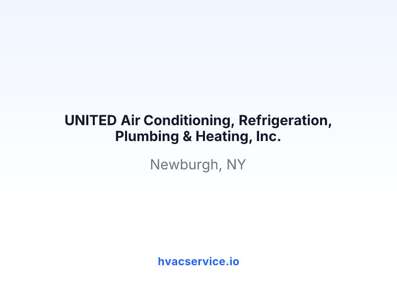 UNITED Air Conditioning, Refrigeration, Plumbing & Heating, Inc.