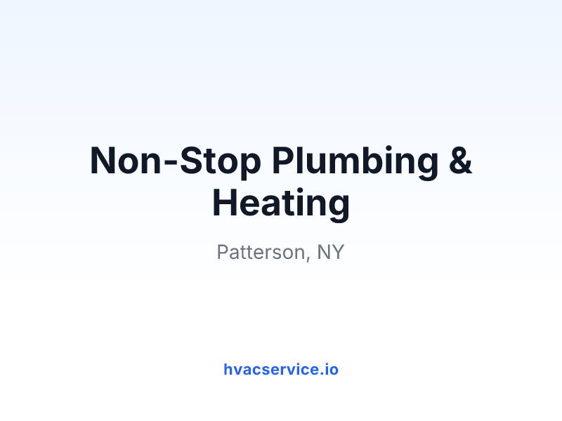 Non-Stop Plumbing & Heating