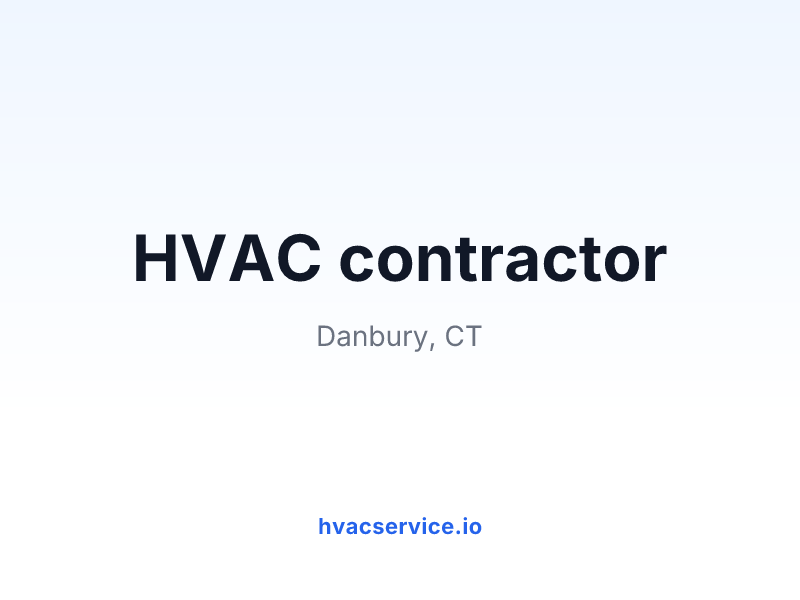 HVAC contractor
