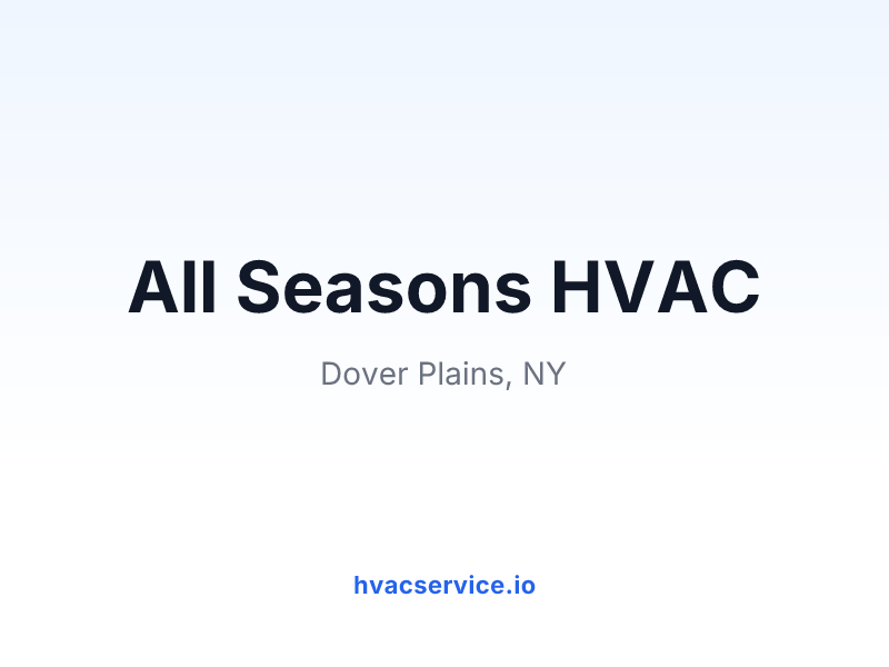 All Seasons HVAC