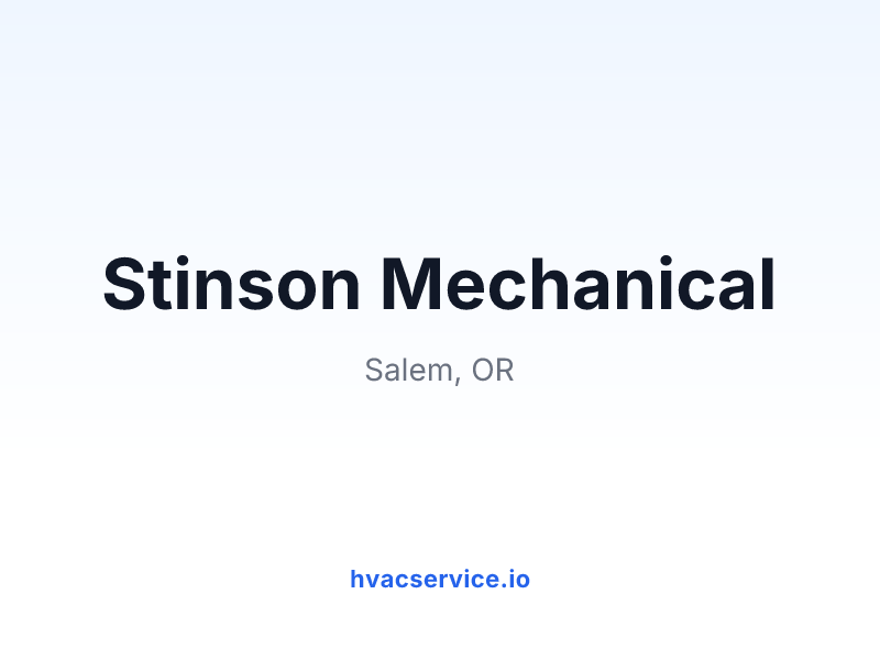 Stinson Mechanical
