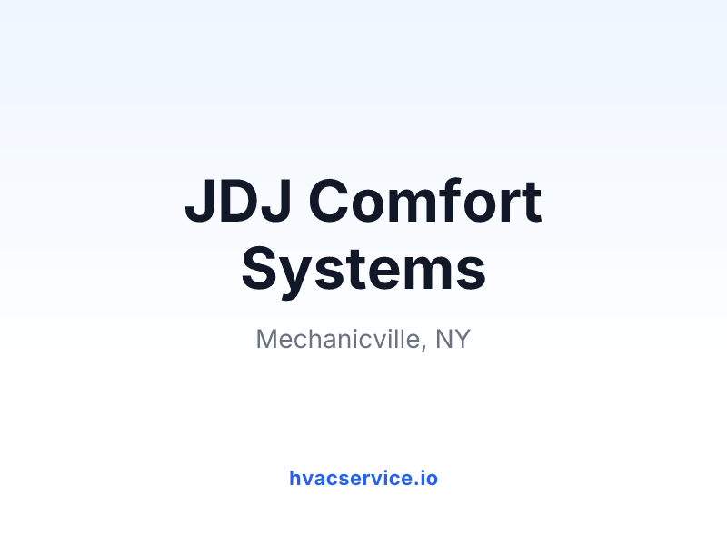 JDJ Comfort Systems
