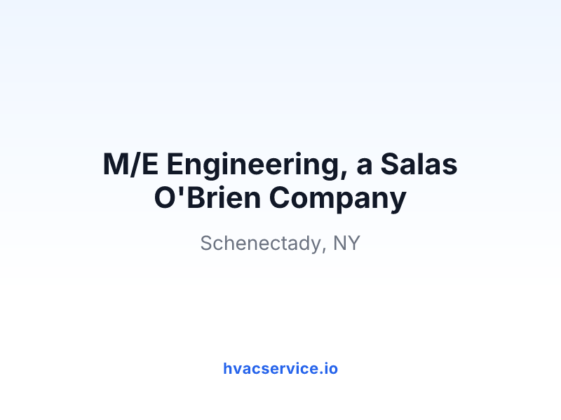 M/E Engineering, a Salas O'Brien Company