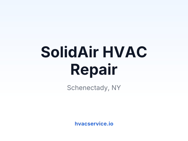 SolidAir HVAC Repair