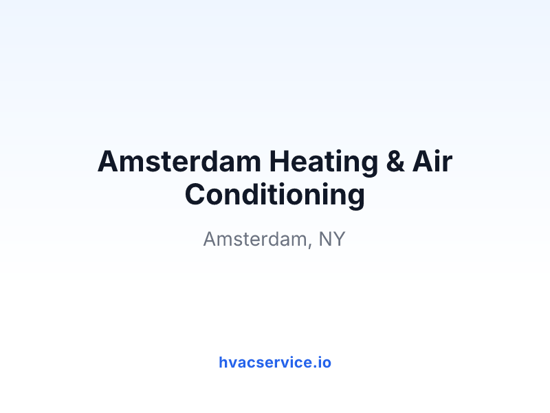 Amsterdam Heating & Air Conditioning