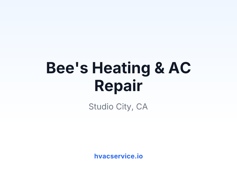 Bee's Heating & AC Repair