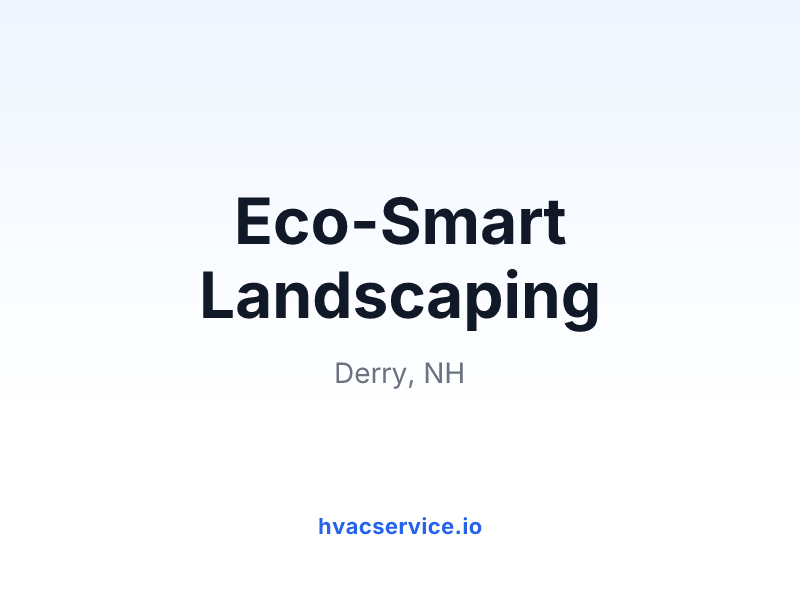 Eco-Smart Landscaping