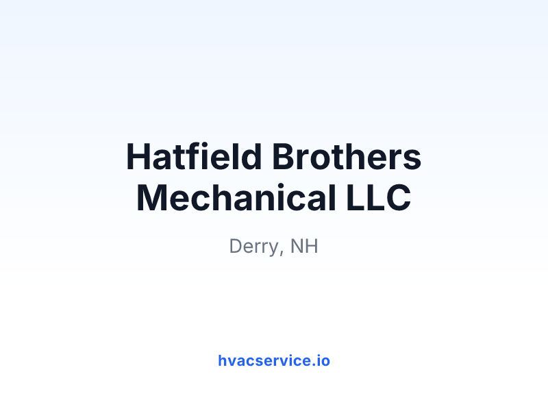 Hatfield Brothers Mechanical LLC