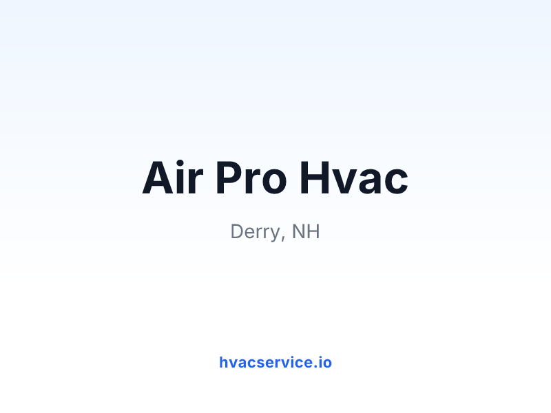 Air Pro Hvac