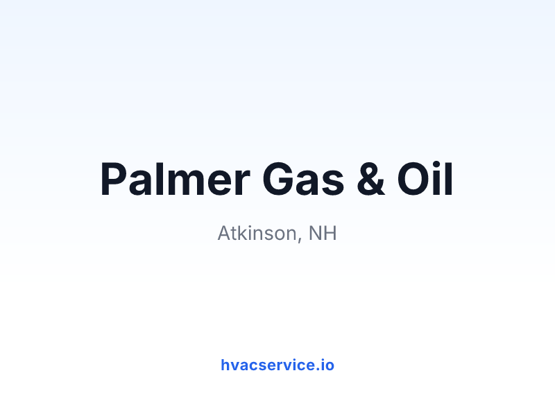 Palmer Gas & Oil