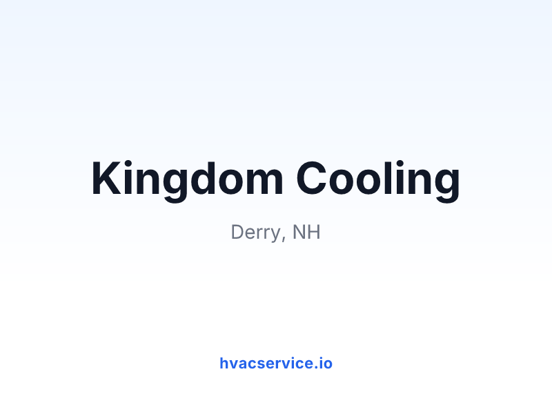 Kingdom Cooling