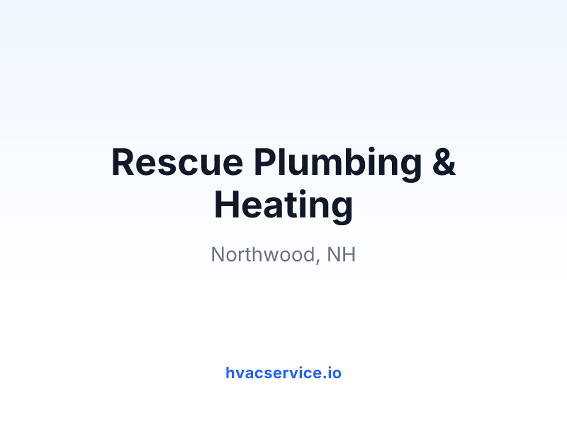 Rescue Plumbing & Heating