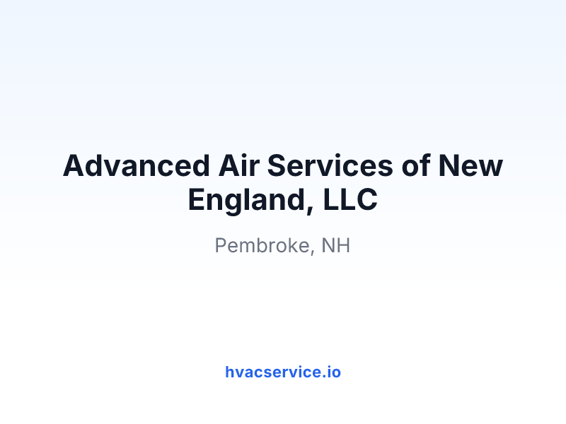Advanced Air Services of New England, LLC