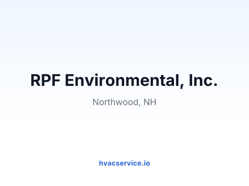 RPF Environmental, Inc.