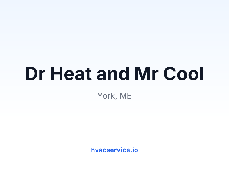 Dr Heat and Mr Cool