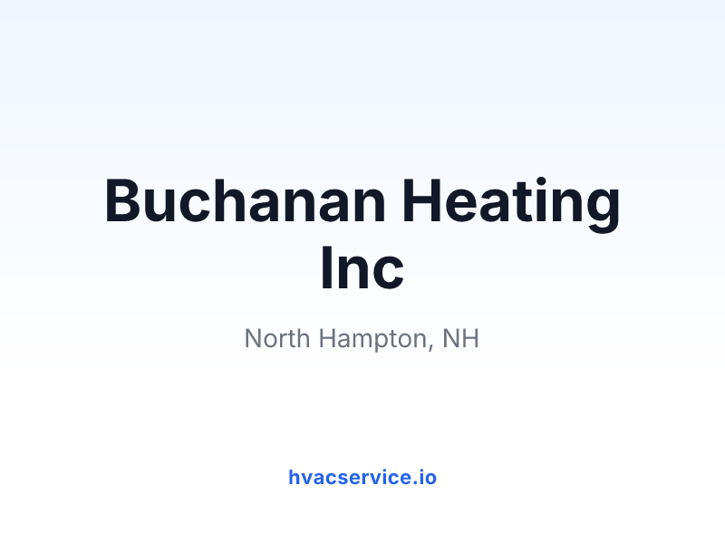 Buchanan Heating Inc