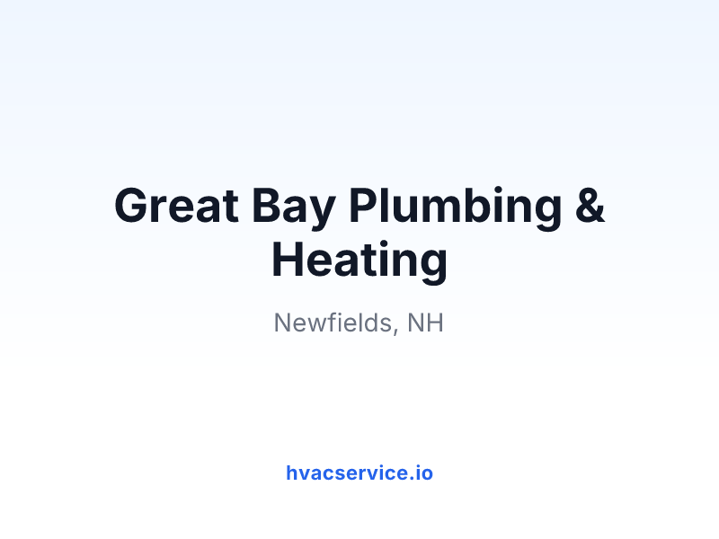 Great Bay Plumbing & Heating