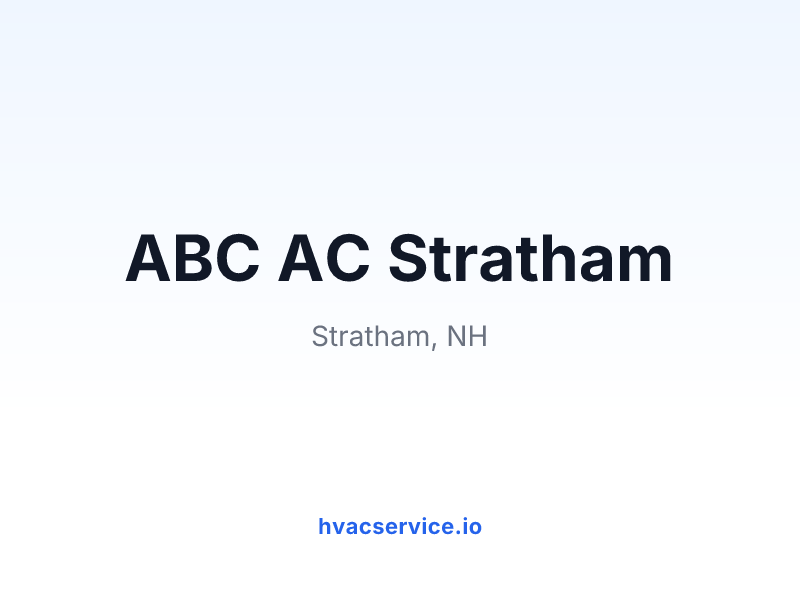 ABC AC Stratham