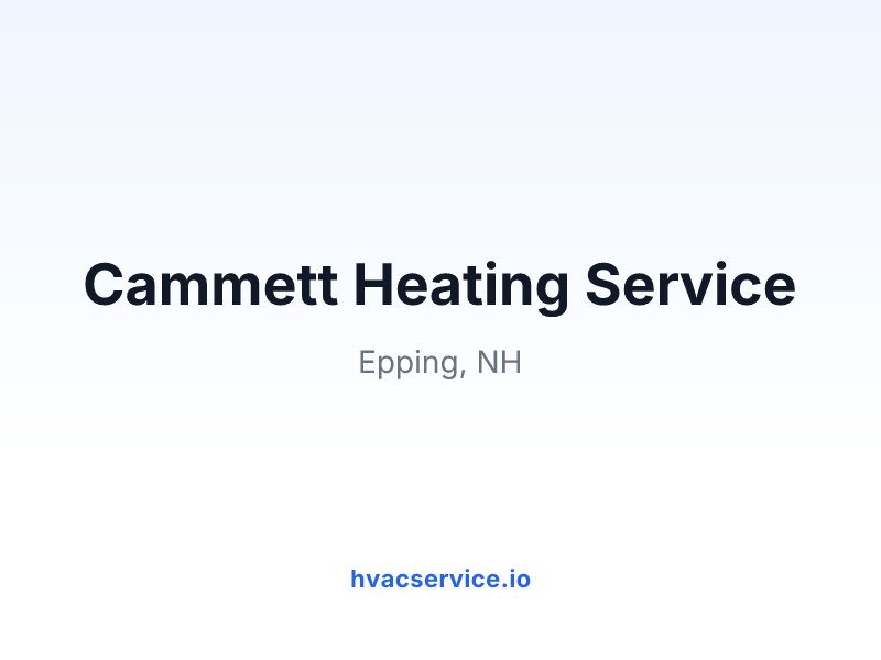 Cammett Heating Service