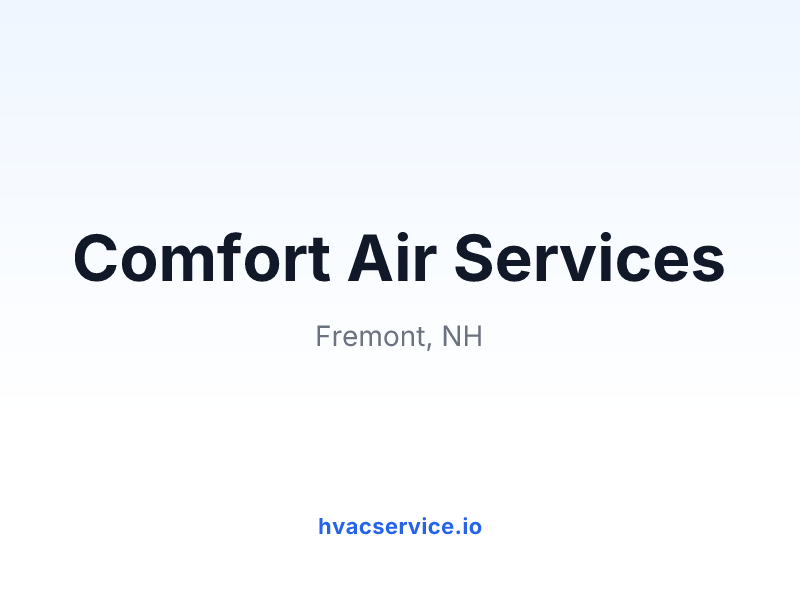 Comfort Air Services