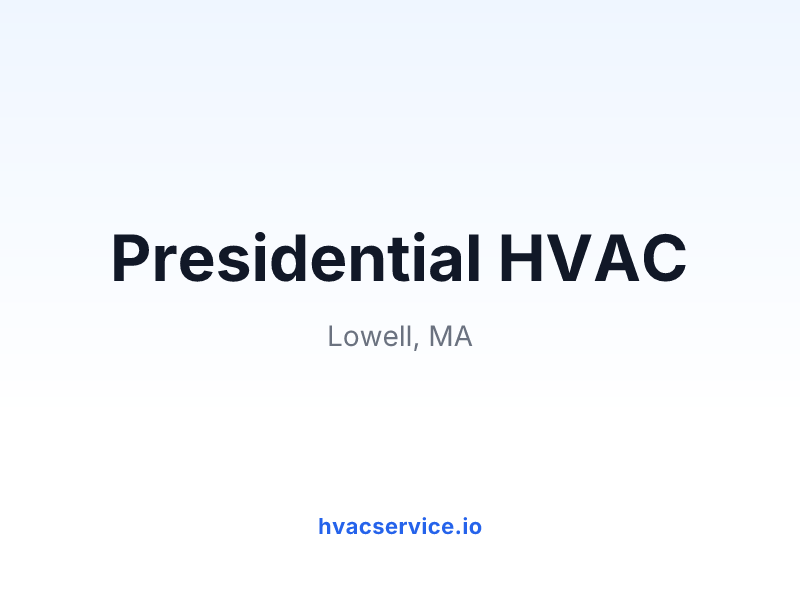 Presidential HVAC