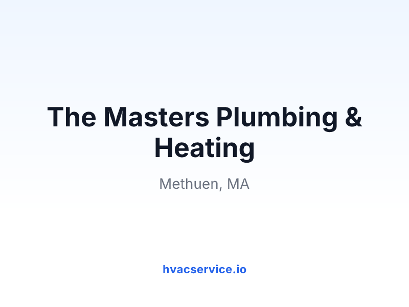 The Masters Plumbing & Heating