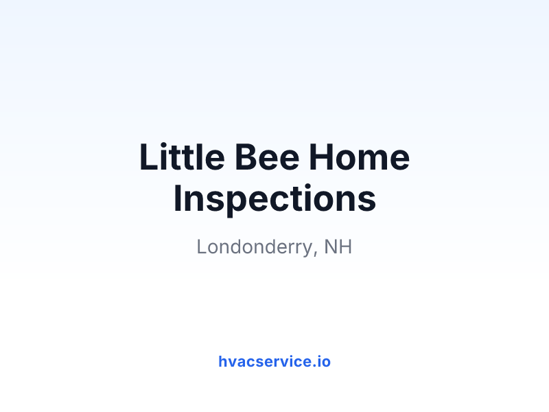 Little Bee Home Inspections