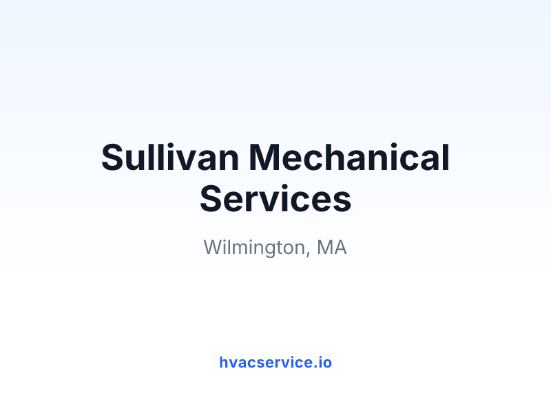 Sullivan Mechanical Services