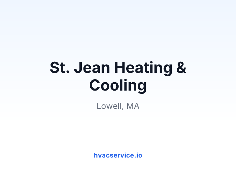 St. Jean Heating & Cooling