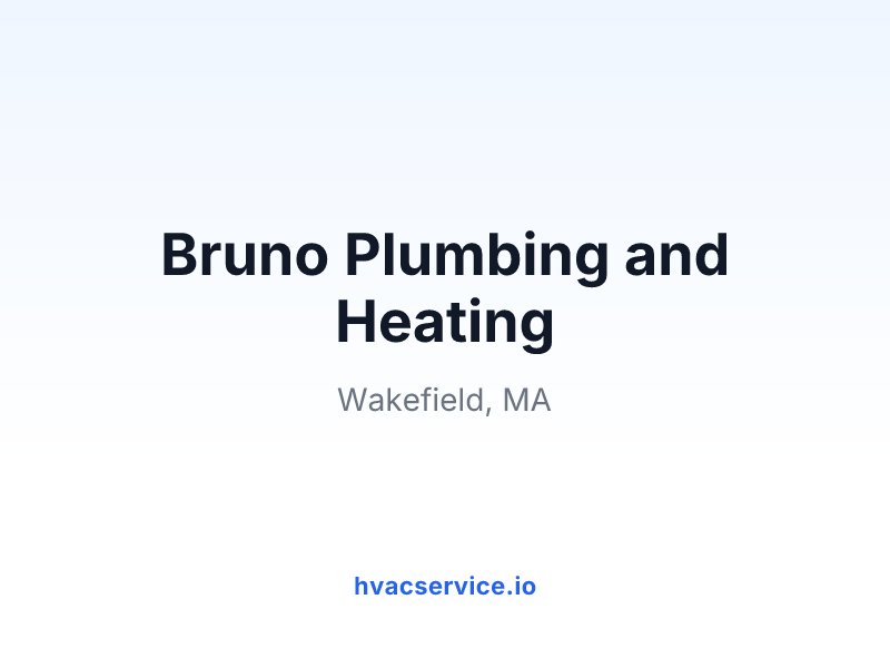 Bruno Plumbing and Heating