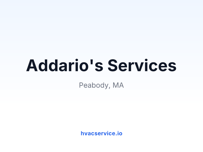 Addario's Services