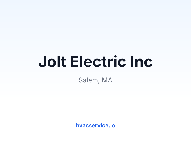 Jolt Electric Inc