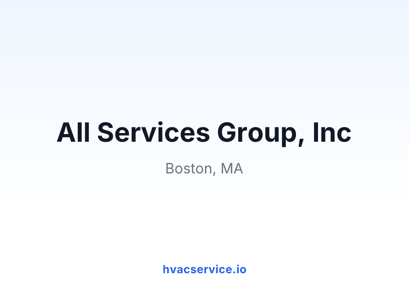 All Services Group, Inc