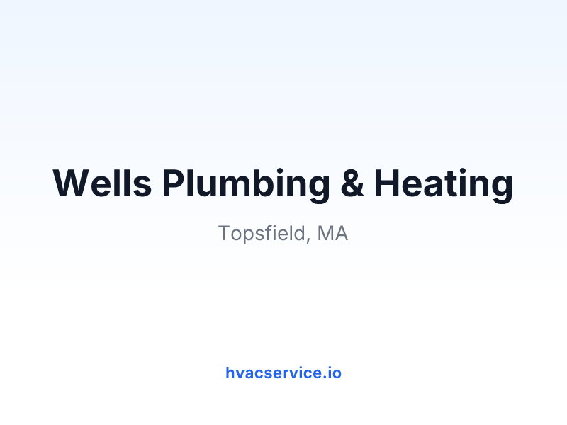 Wells Plumbing & Heating