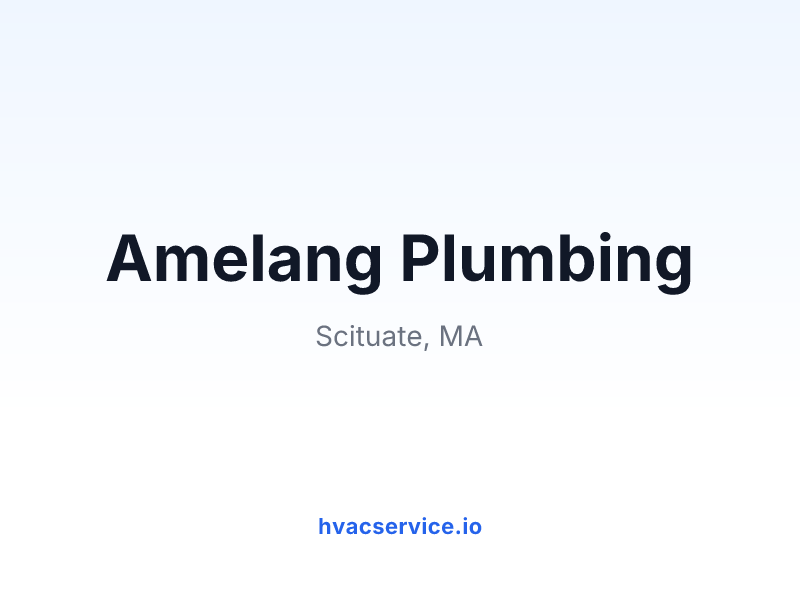 Amelang Plumbing