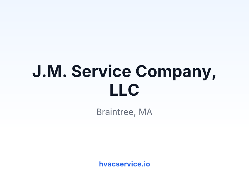 J.M. Service Company, LLC