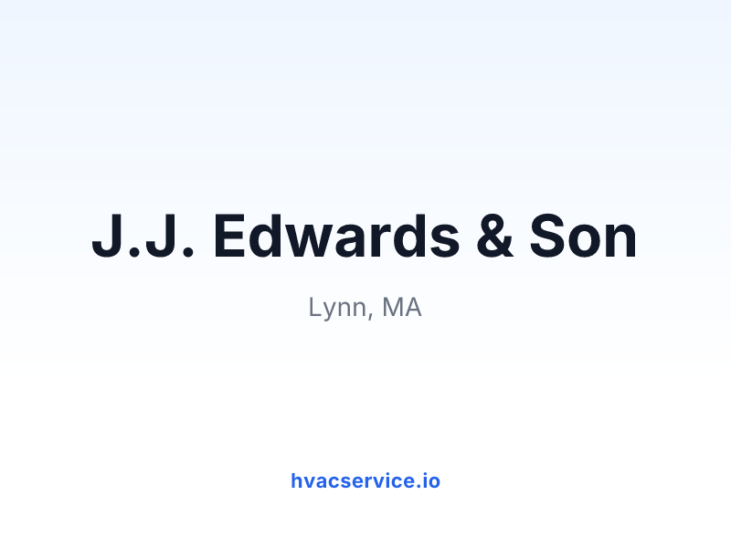 J.J. Edwards & Son