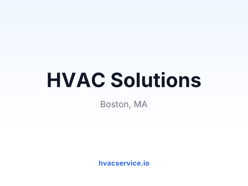 HVAC Solutions